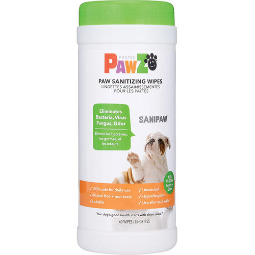 Pawz D Sanipaw Wps 60ct 24 Ea Per Cas - Dog