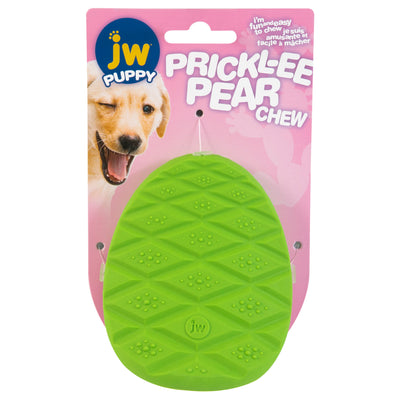 JW Pet Prickl-ee Pear Puppy Teether Chew Toy Puppy 029695606359