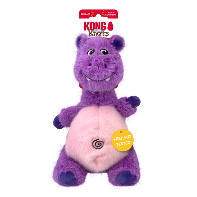 KONG Knots Belly Dog Toy Hippo Medium/Large 035585505343