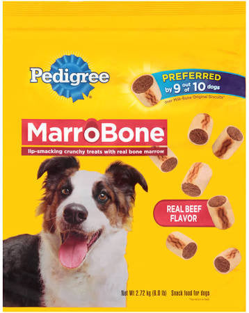 Pedigree marrobone dog treats reviews best sale