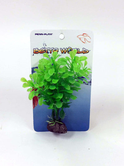 Penn - Plax Betta World Aquarium Plant Green 4