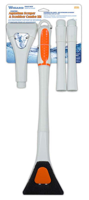 Penn - Plax Wizard Scraper & Scrubber 27 in - Aquarium