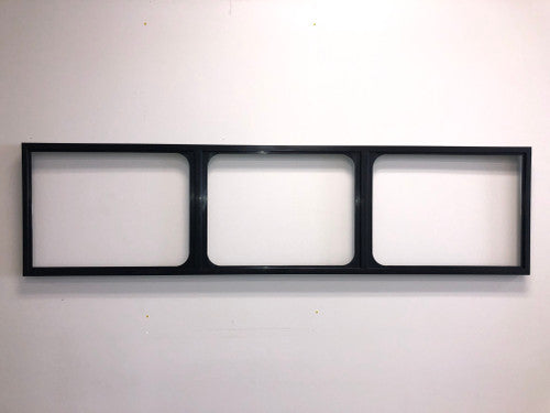 Perfecto Top/bottom Frame Black 72x24 {L - 1} - Aquarium