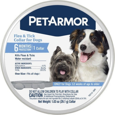 Pet Armor F&t Cllr 1 Size Dog{L - 1}183116 - Dog