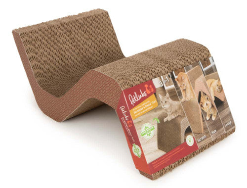 Petlinks Scratcherâs Choice Curl Corrugate Cat Scratcher With Infused Catnip