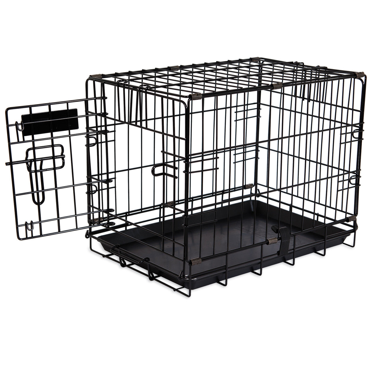 Petmate 2 Door Training Retreat Dog Kennel Black 19 in