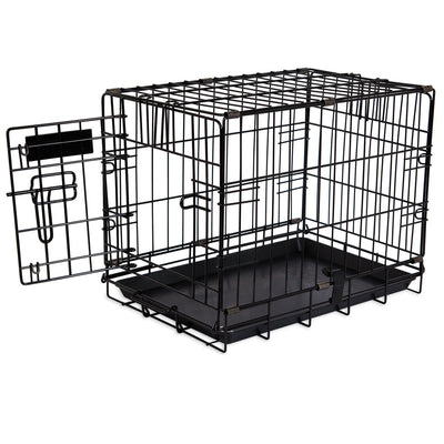 Petmate 2 Door Training Retreat Dog Kennel Black 19 in