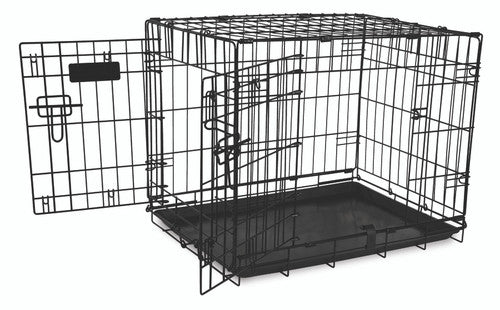 Petmate 2 Door Training Retreat Dog Kennel Black 24