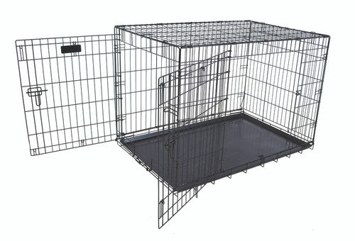 Petmate 2 Door Training Retreat Dog Kennel Black 42