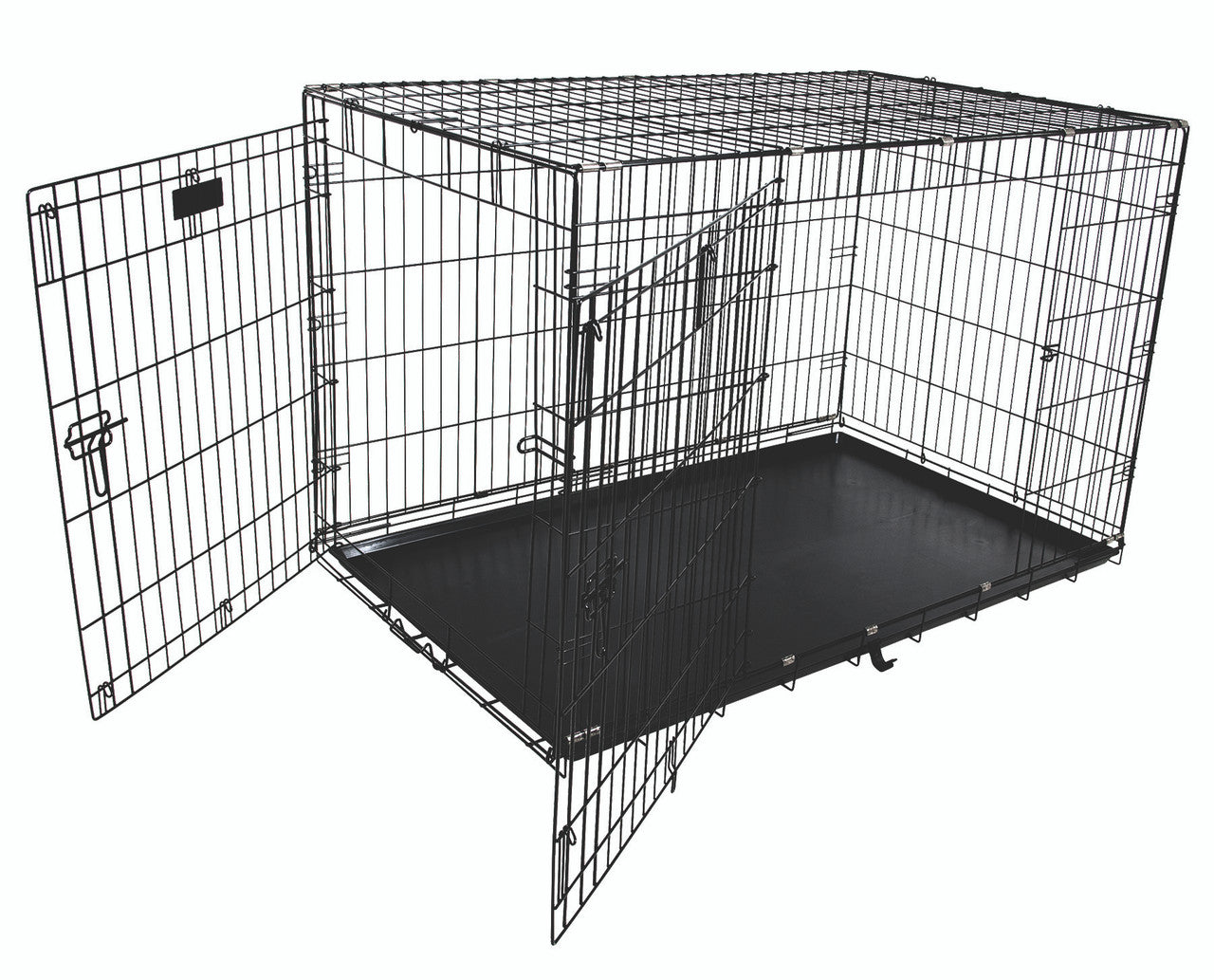 Petmate 2 Door Training Retreat Dog Kennel Black 48 in
