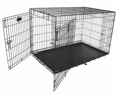 Petmate 2 Door Training Retreat Dog Kennel Black 48
