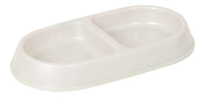 Petmate Lightweight Double Diner Dish Assorted SM - Dog