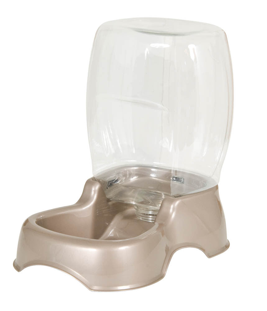 Petmate Pet Cafe Waterer Pearl Tan SM