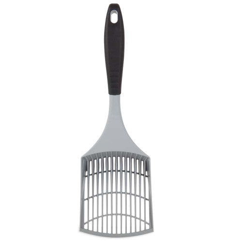 Petmate Simple Sifting Cat Litter Scoop Grey Black Standard