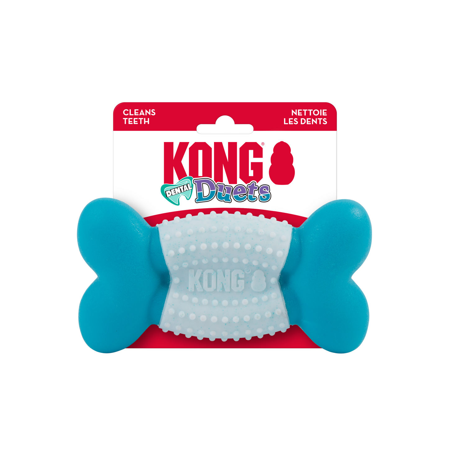 KONG Duets Dental Bone Dog Toy Medium/Large 035585506241
