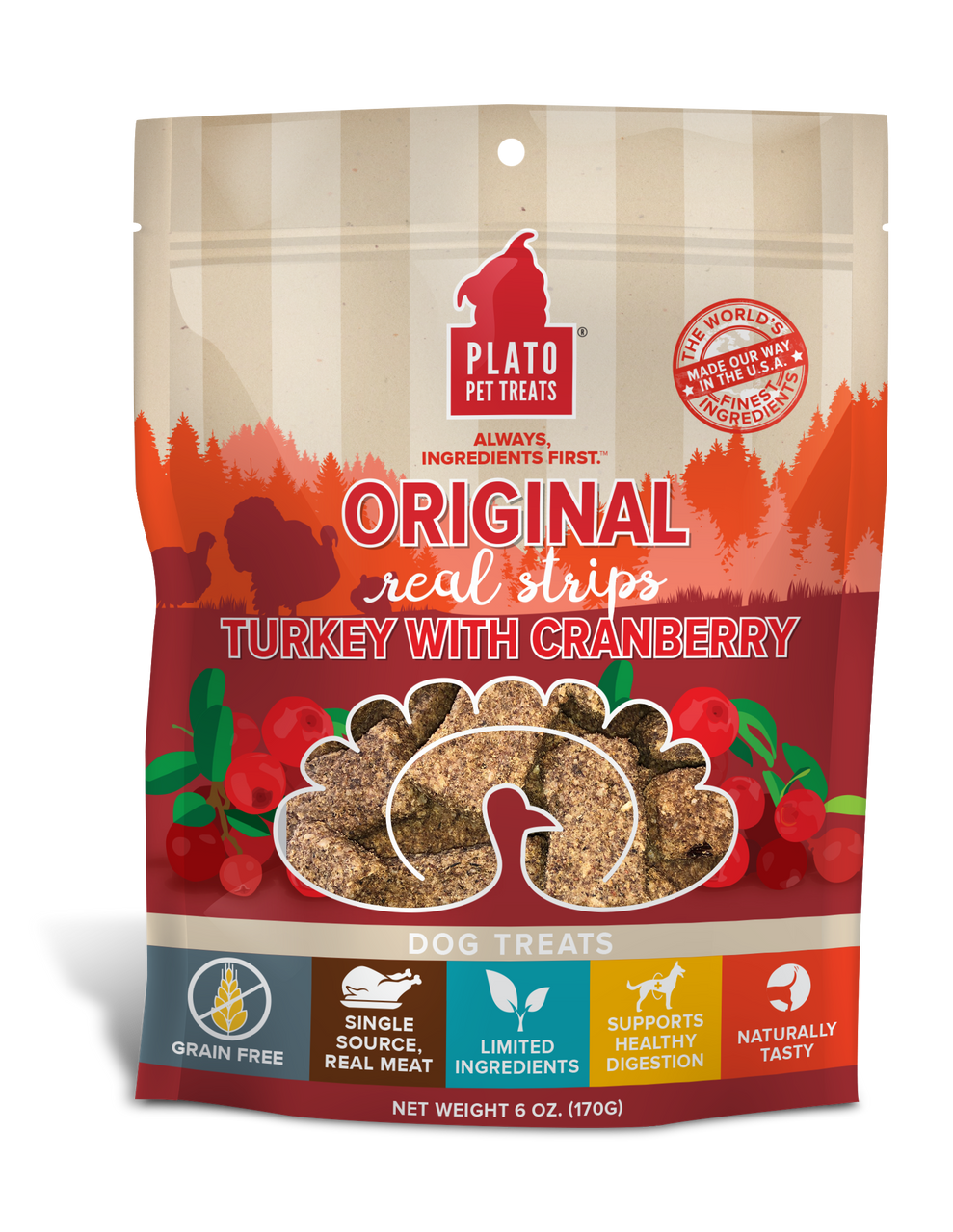 Plato D Strp Gf Tky Crnbry 6oz {L+} 850002221473