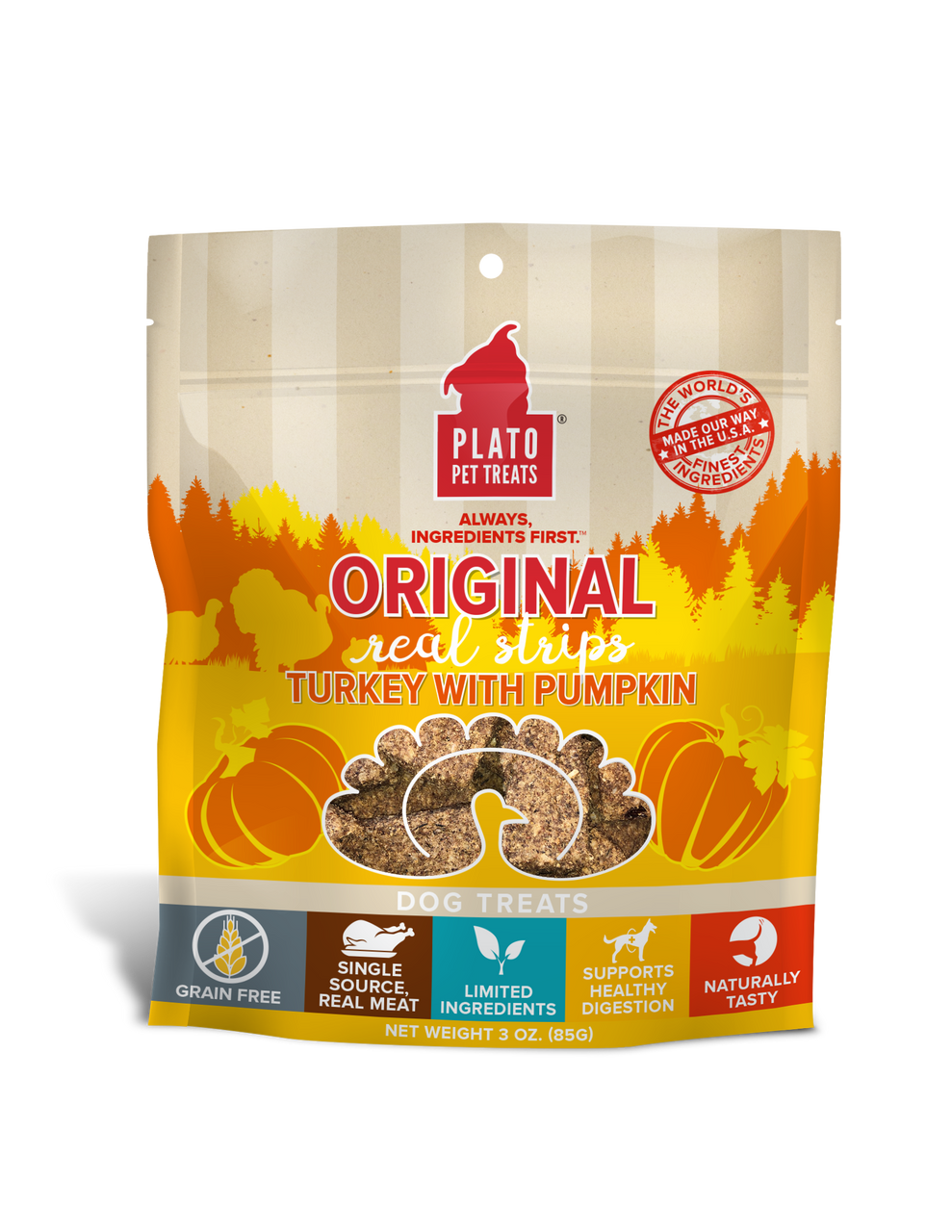 Plato D Strp Gf Tky Pmpkn 3oz {L+} 850002221404