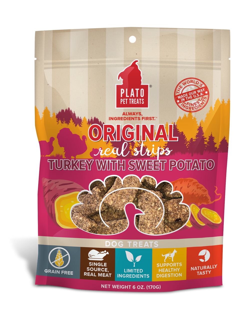 Plato D Strp Gf Tky Swtpot 6oz {L+} 850002221428