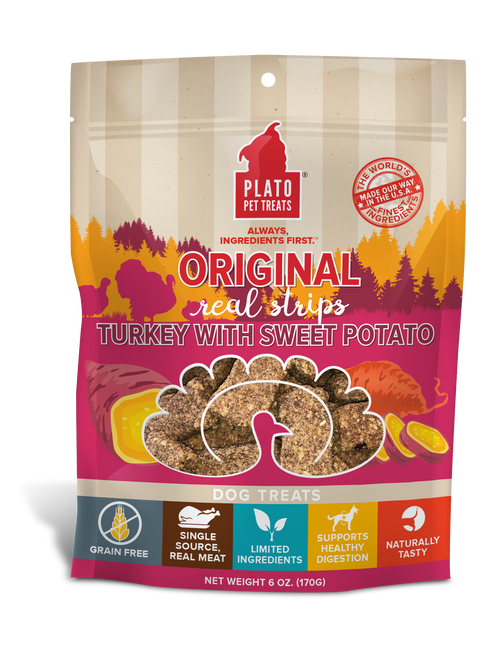 Plato D Strp Gf Tky Swtpot 6oz {L + } - Dog