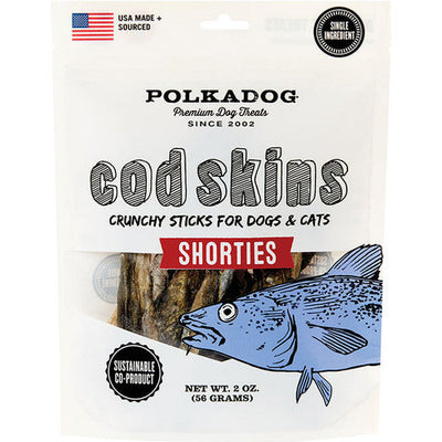 Polka D Cod Skn Jrky Short 2oz {L + } - Dog