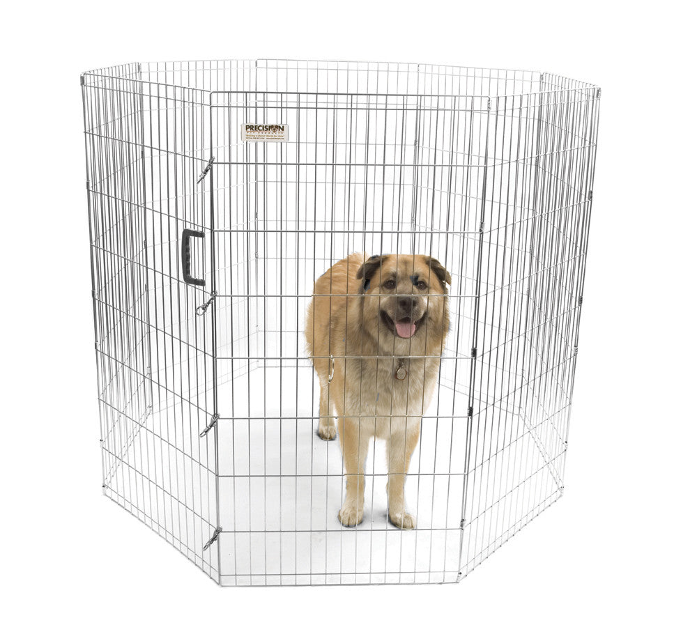 Precision Exercise Pen Silver 48 in
