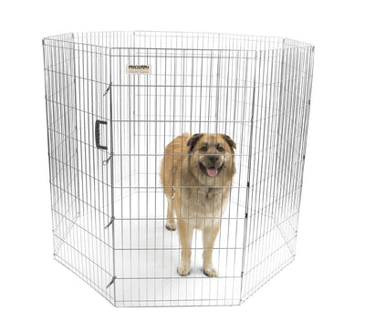 Precision Exercise Pen Silver 48 in