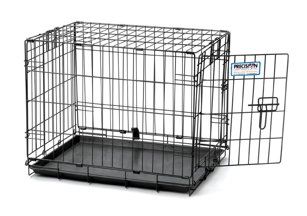 Precision ProValu 1 Door Wire Dog Crate Black 19 in