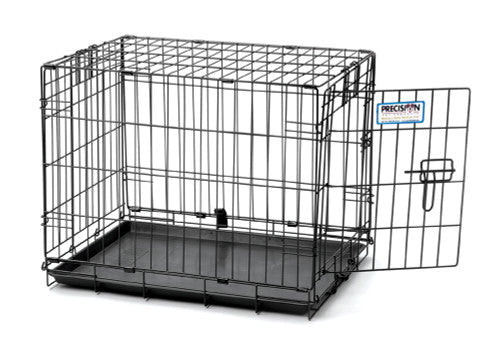 Precision ProValu 1 Door Wire Dog Crate Black 19