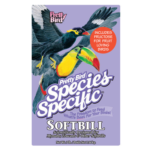 Pretty Bird International Species Specific Softbill Pelleted Food 3 lb