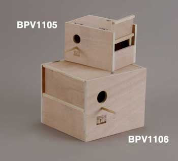 Prevue Keet Nest Box Wood (Outside Mount) {L - b}480051 - Bird