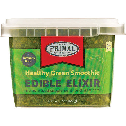 Primal frozen Elixer Healthy Greens 6 - 16oz {L - x} SD - 5 Dog