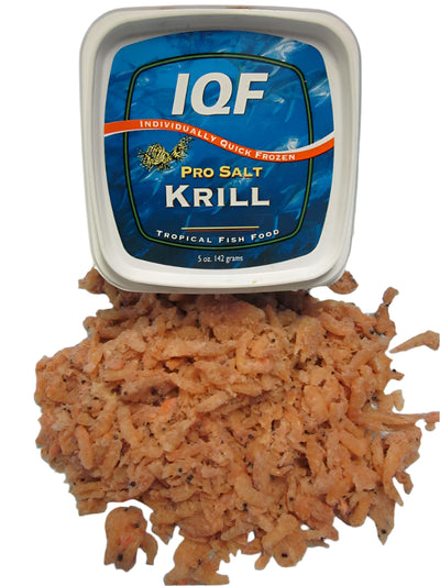 Pro Salt Krill IQF-Individually Quick Frozen Fish Food 5 oz SD-5