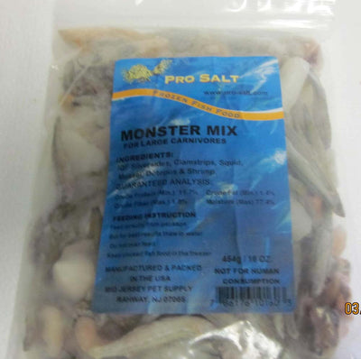 Pro Salt Monster Mixed Frozen Fish Food 16 oz SD-5