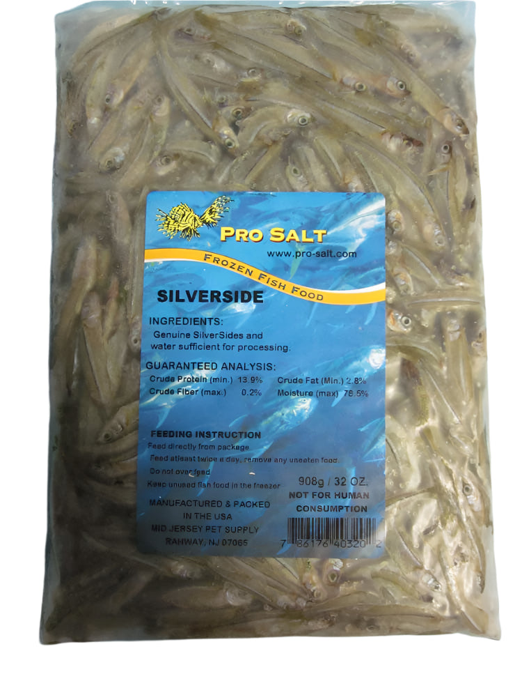 Pro Salt Silversides Frozen Fish Food 32 oz SD-5