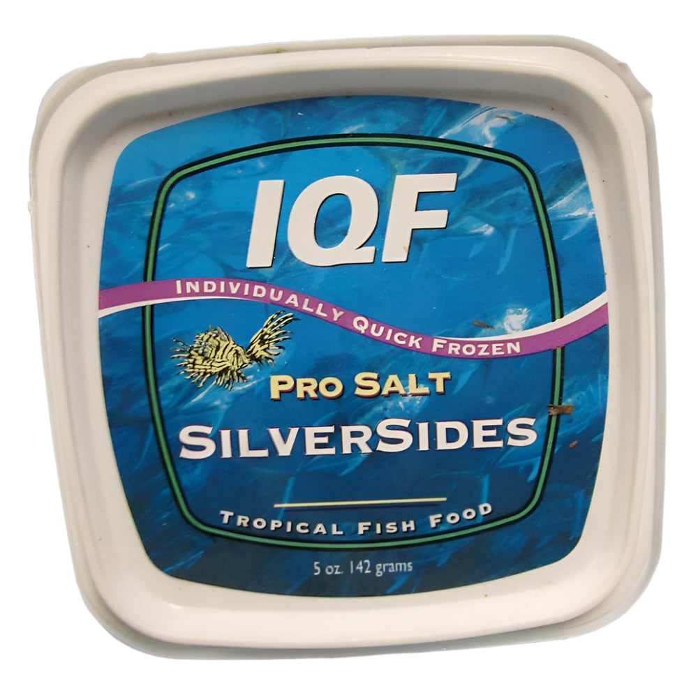 Pro Salt Silversides IQF-Individually Quick Frozen Fish Food 5 oz SD-5