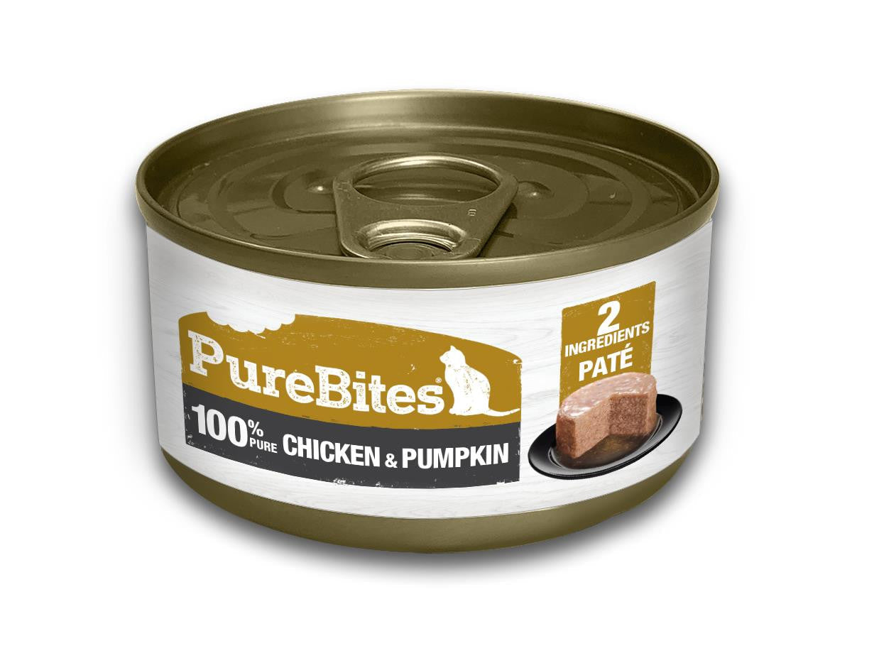 PureBites 100% Pure Chicken & Pumpkin Pate 12 / 2.5 oz 878968002066