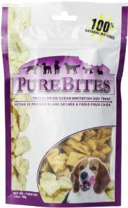 PureBites Freeze Dried Ocean Whitefish Dog Treat 2.2OZ {L + 1} 789058