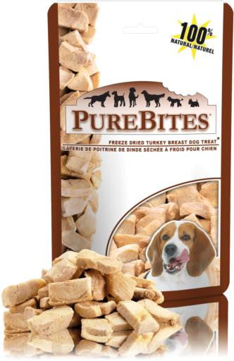 PureBites Freeze Dried Turkey Breast Dog Treat 2.47 oz. {L+b}789018 878968000901