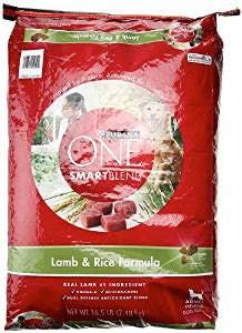 purina one dog food 16.5 lb Purina ONE SmartBlend Lamb & Rice Formula Adult Dry Dog Food