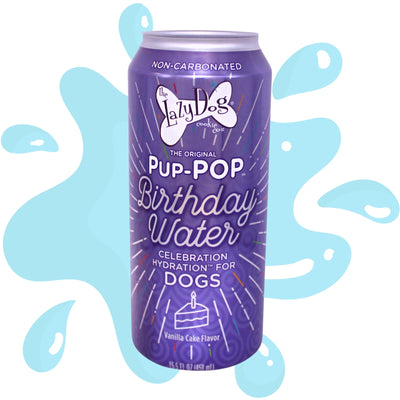 Lazy Dog Cookies Pup-POP Birthday Water 15.5 oz 814272013817