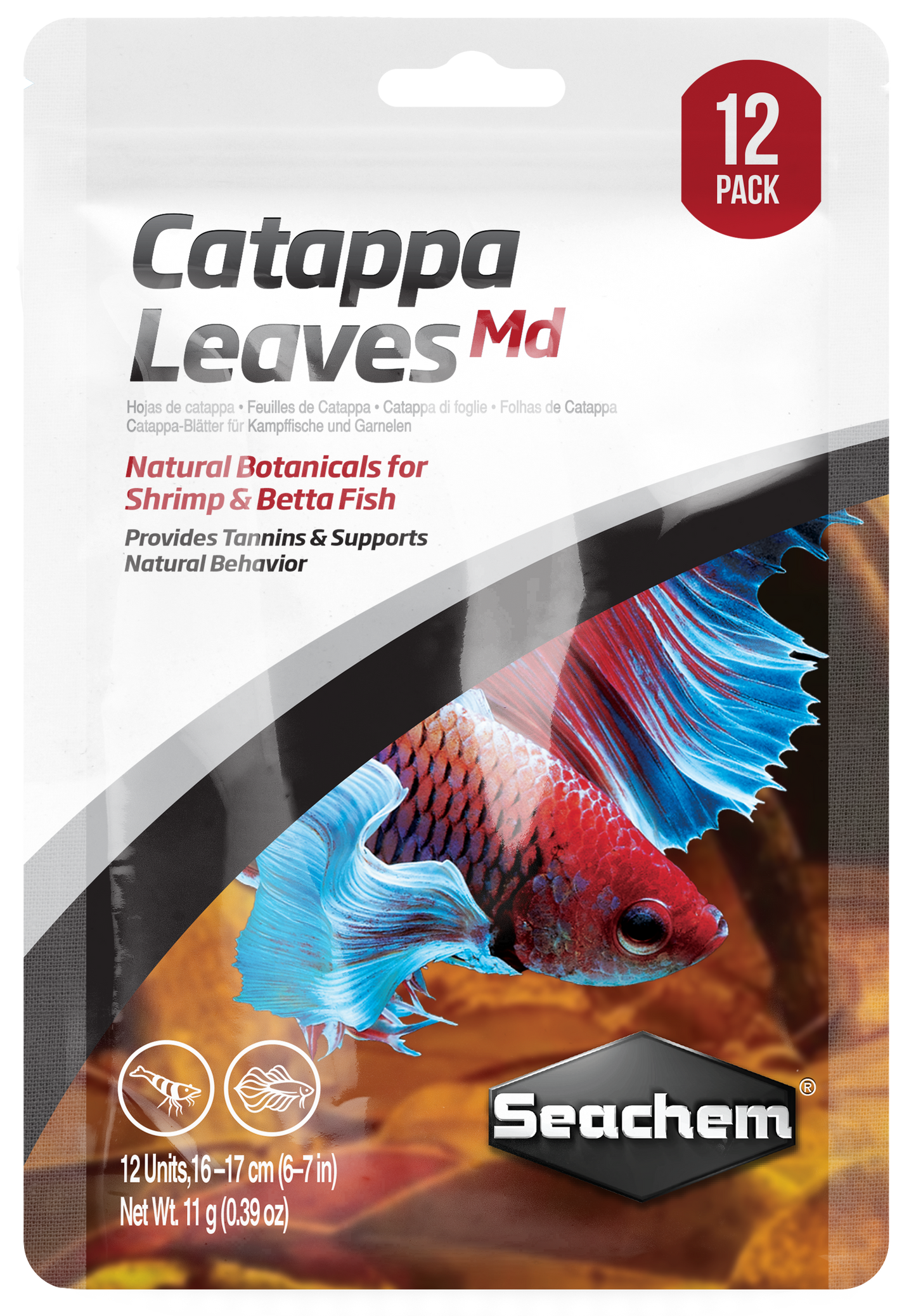 Seachem Laboratories Catappa Water Conditioner Tea Bags Medium, 12 pk 000116000093