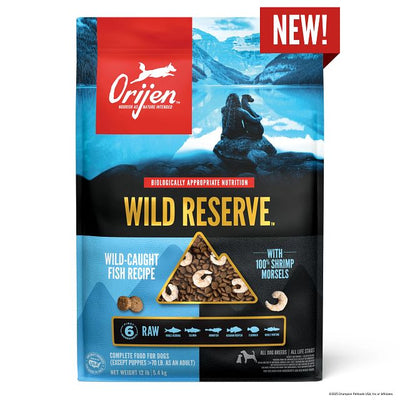 Orijen Wild Reserve Dry Dog Food Wild-Caught Fish 12 lb 064992728144