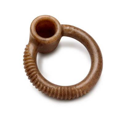 Benebone Ring Durable Dog Chew Toy Bacon Small 810054210610
