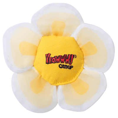 Yeowww! Daisy's Flower Tops Catnip Cat Toy White 812402001239