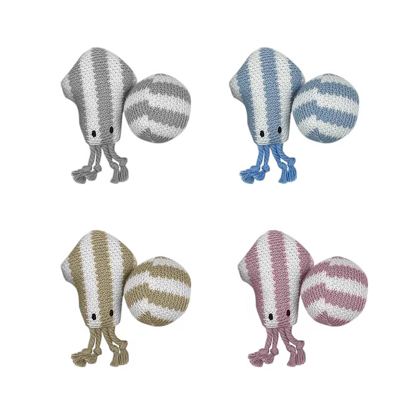 Spot Snugglers Cat Toy Squid & Ball Assorted Color 2 pk 077234522295