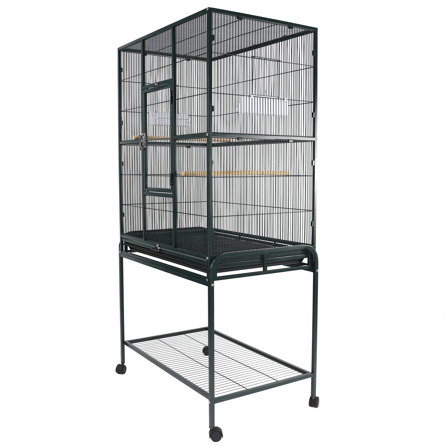 A & E Cages Flight Cage and Stand Green 31In X 20 in 644472014921