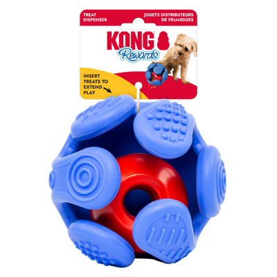 KONG Rewards Wrapz Treat Dispenser Medium/Large 035585507224