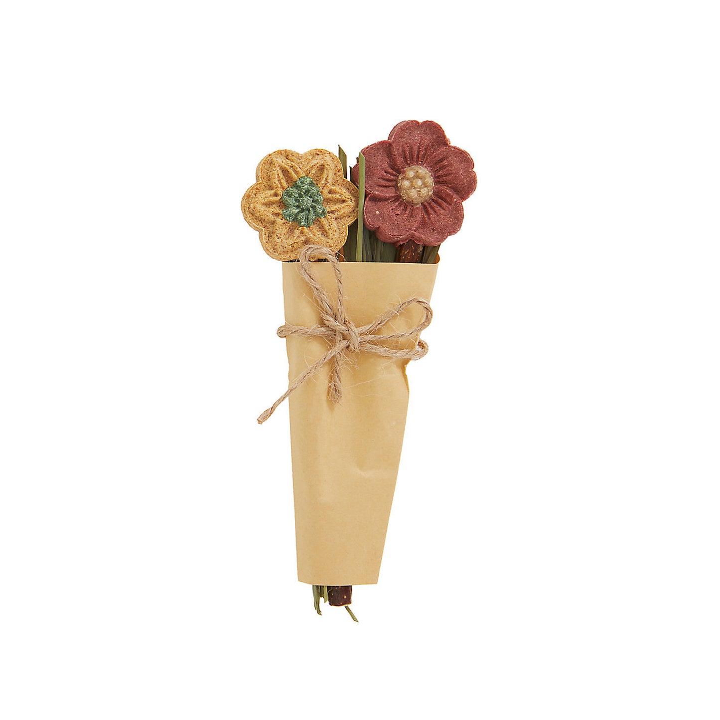 A & E Cages Nibbles I Love U Bunches Roses Small Animal Chew Toy 644472000849