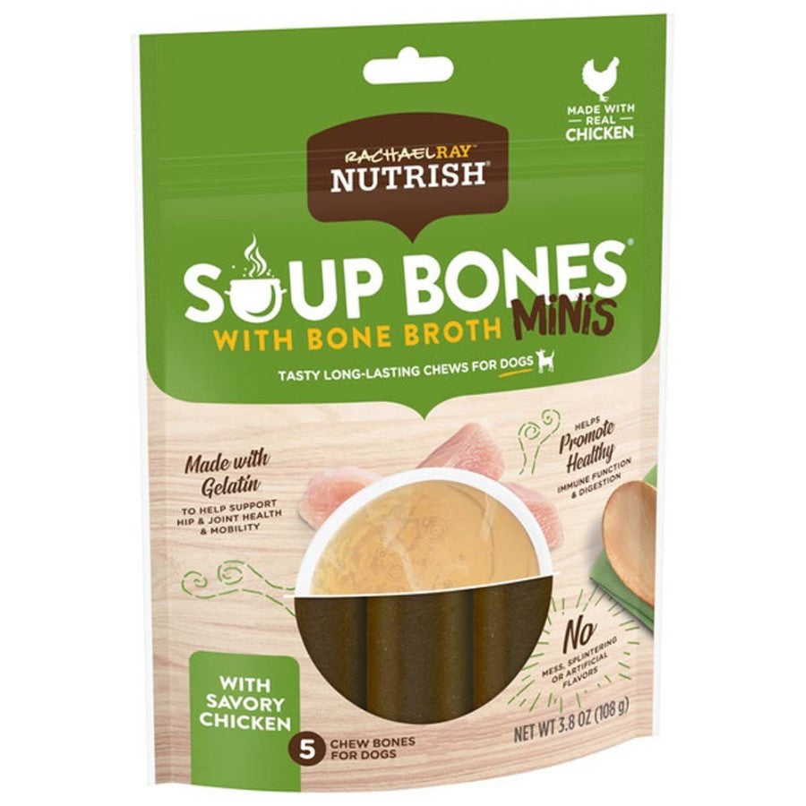 Rachael Ray NUTRISH Soup Bones Chicken Dog Treat 6.3 oz 071190006707