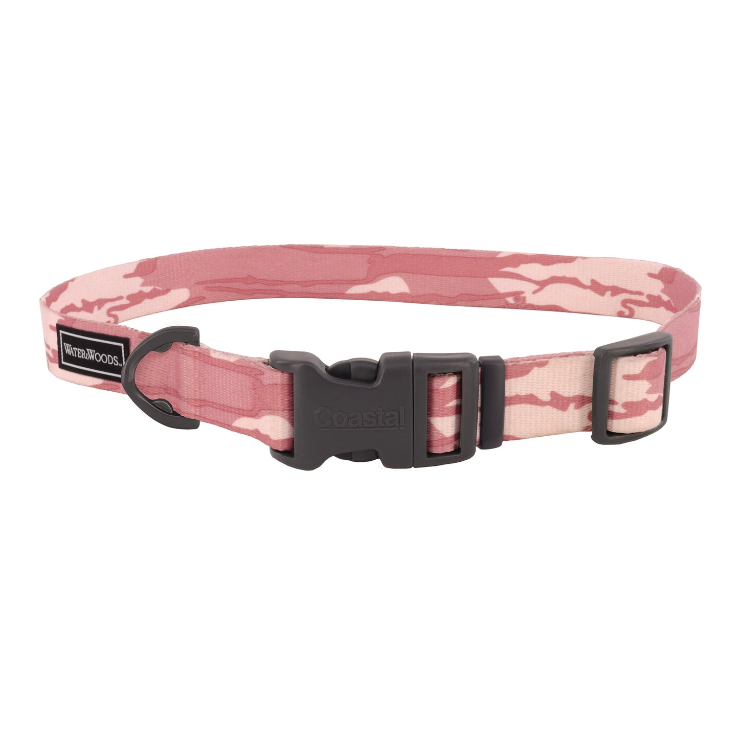 Coastal Water & Woods® Adjustable Dog Collar Bottomland Pink 18-26 in 076484769573